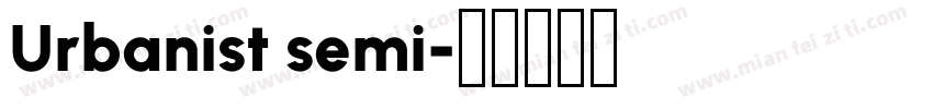Urbanist semi字体转换